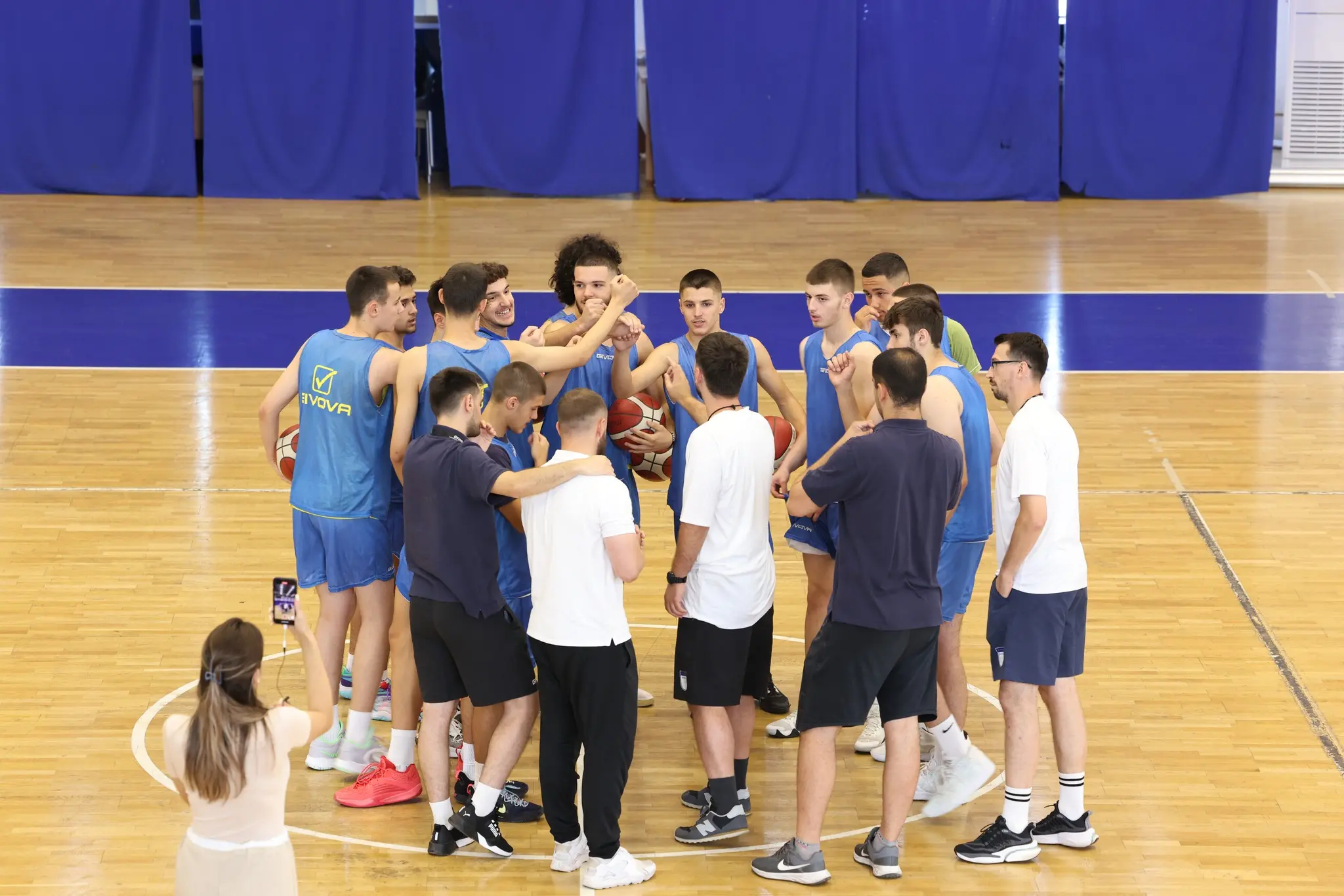 Pamje nga Stërvitja U-16 (M)